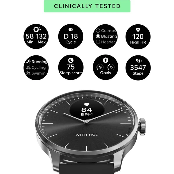 Withings ScanWatch Light 37mm černé - Chytré hodinky - Obrázek 94E7000701