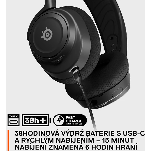SteelSeries Arctis Nova 7 herní sluchátka černá - Sluchátka - Obrázek 94FJ300401