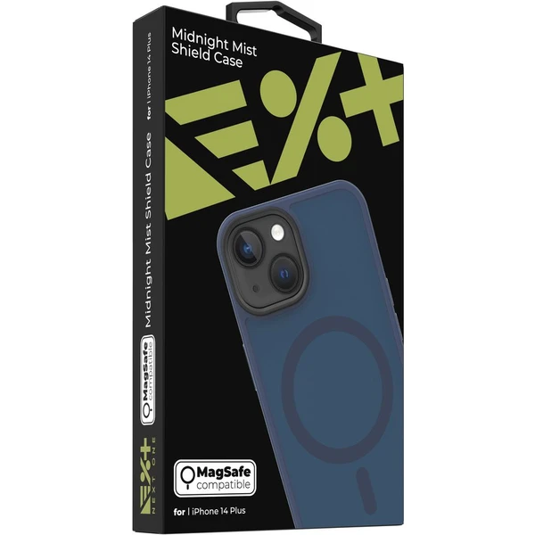 Next One Mist Shield kryt s MagSafe iPhone 14 Plus modrý - Pouzdra - Obrázek 94O4000601