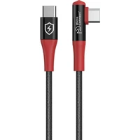 MicroConnect Safe Charge Angled USB-C/USB-C napájecí kabel 240W 1,5m černý - Kabely a redukce