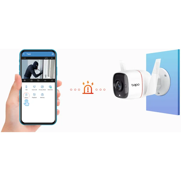 TP-Link Tapo C310 venkovní kamera, bílá - Kamery - Obrázek 94XT000501