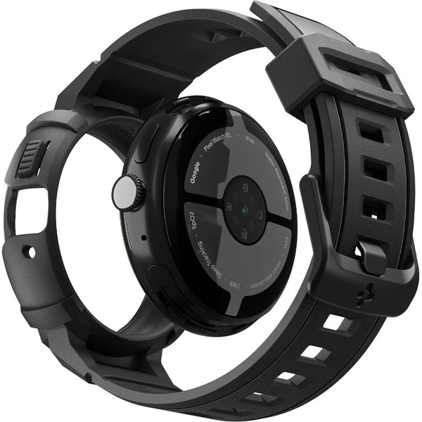 Spigen Rugged Armor Pro + Stand pouzdro s řemínkem a stojánkem Google Pixel Watch 5/4 45mm matte bla - Pouzdra - Obrázek 94a6c05e268b43dc93a4e041703b2a4e