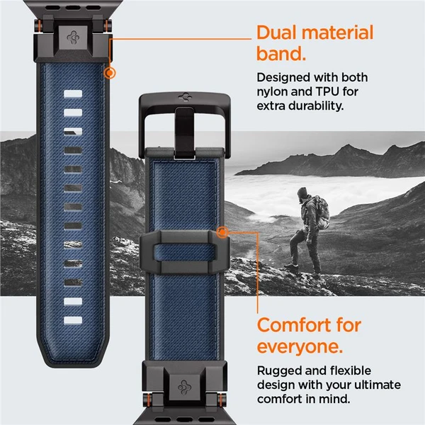 Spigen DuraPro Armor řemínek Apple Watch Ultra 49/46/45/44/42mm námořně modrý - Řemínky - Obrázek 94abce6aa26b4c69a617ae972b0d75b2