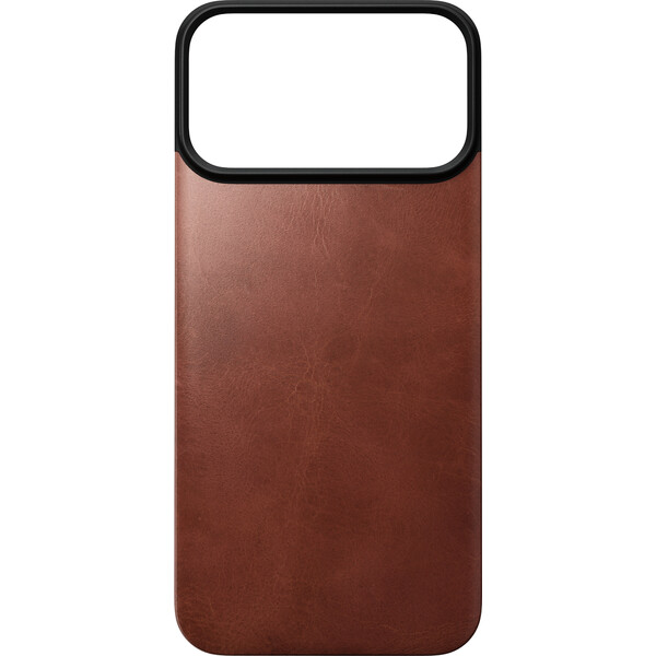 Nomad Magnetic Leather Back (Horween) MagSafe kožený kryt iPhone 17 Pro Max/18 Pro Max Olde Dublin - Pouzdra - Obrázek 94ca4718075d49f7869b82a7b6d9e219