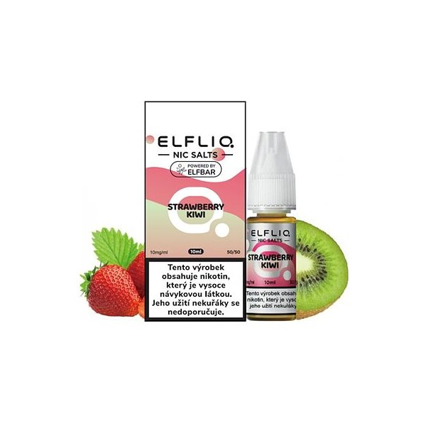 Elfliq Salt Jahoda a kiwi 10ml (10mg)