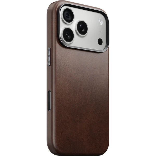 Nomad Traditional Leather (Horween) MagSafe kožený kryt iPhone 17 Pro/18 Pro Rustic Brown - Pouzdra - Obrázek 9510b90e6fe14e40818fd5b85416b63c