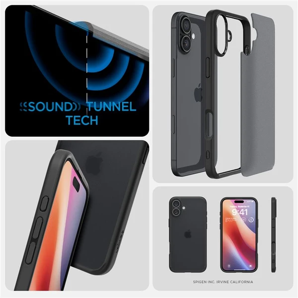 Spigen Ultra Hybrid kryt iPhone 16 frost black - Pouzdra - Obrázek 951cb94e5c2b4fdab937397bf8ceb181