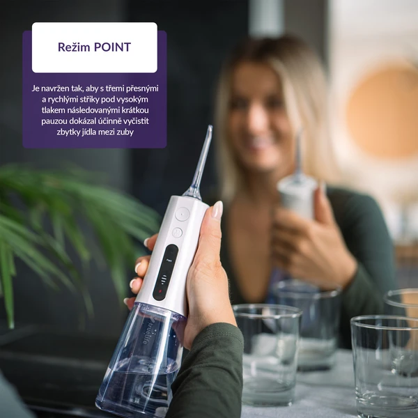 TrueLife AquaFloss Compact L100 ústní sprcha bílá - Ústní sprchy - Obrázek 952cdb2f52ed4ee29bd047a2b1698da7