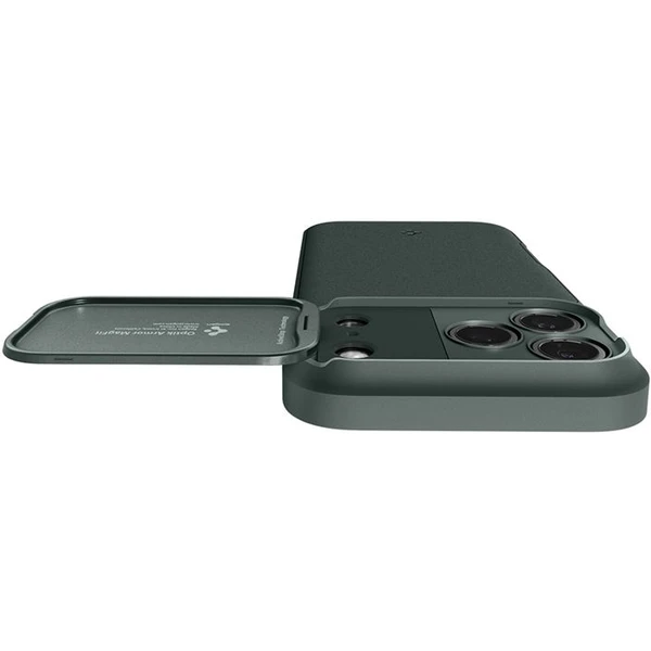 Spigen Optik Armor MagSafe kryt iPhone 17 Pro Max abyss green - Pouzdra - Obrázek 9535bc91e5024b50a0dca74b3dcaed83