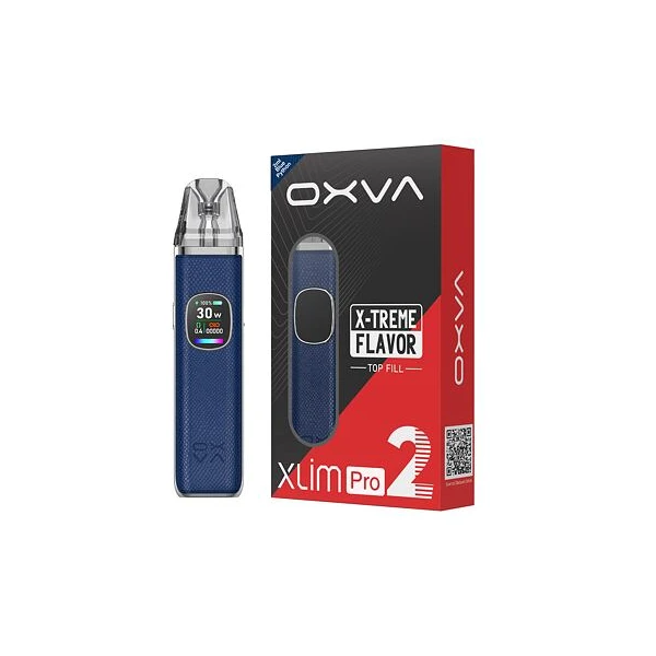OXVA Xlim Pro 2 Pod Kit Blue Python - Elektronické cigarety - Obrázek 953e82ea8b3c45bb89d097f8defad1e0