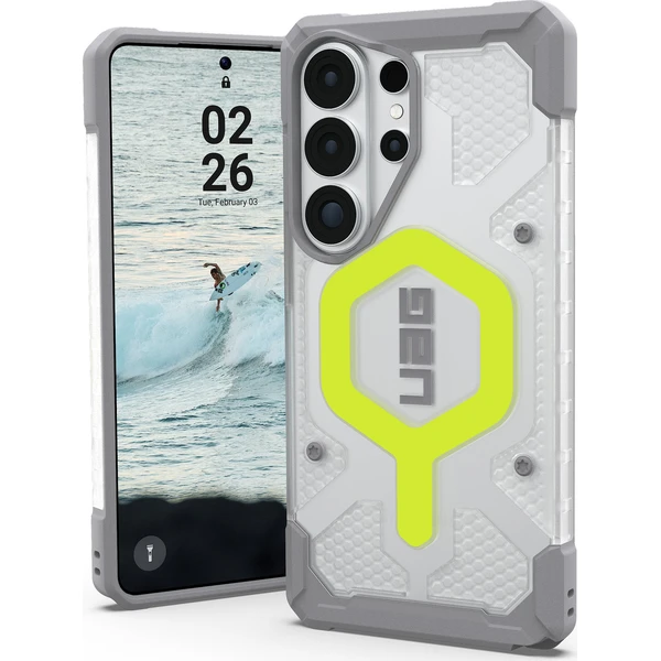 UAG Pathfinder Clear MagSafe kryt Samsung Galaxy S26 Ultra Active Neon Lanyard - Pouzdra - Obrázek 95439fc3f0014376a6aa71b8ab116a58
