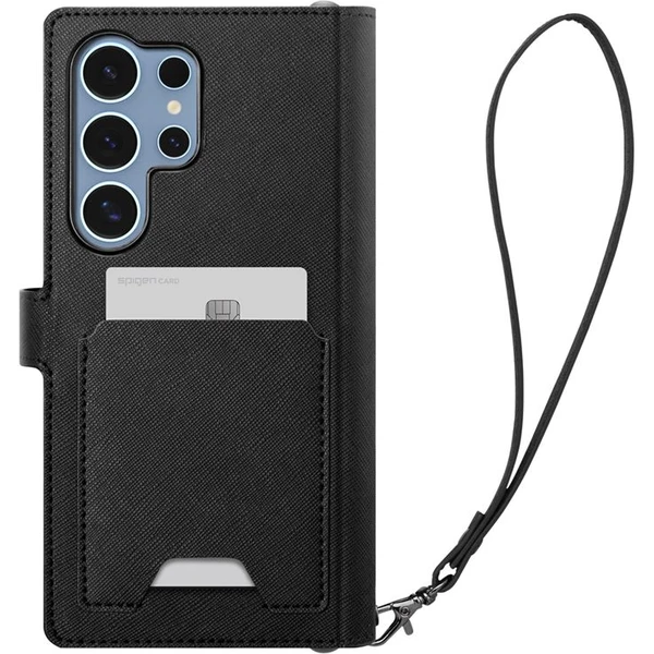 Spigen Wallet S pouzdro Samsung Galaxy S25 Ultra černé - Pouzdra - Obrázek 95466f6ef81b4684b9e51ea5848056a3