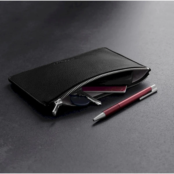 Woolnut Leather Pouch (Flat) kožené pouzdro černé - Organizéry - Obrázek 9568000701