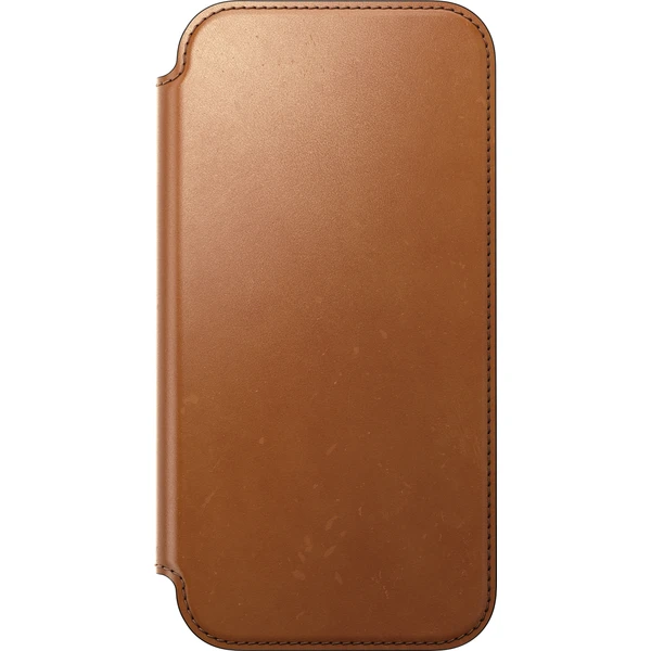Nomad Modern Leather Folio (Horween) MagSafe kožené pouzdro iPhone 17 Pro Max/18 Pro Max Saddle - Pouzdra - Obrázek 9574efd964b74983a68389b9815ed472