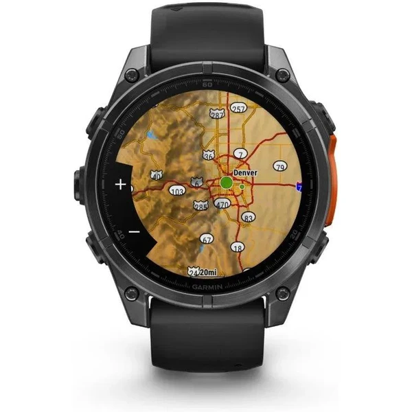 Garmin Fenix 8 AMOLED 47mm šedý/černý pásek - Chytré hodinky - Obrázek 95J7000P01