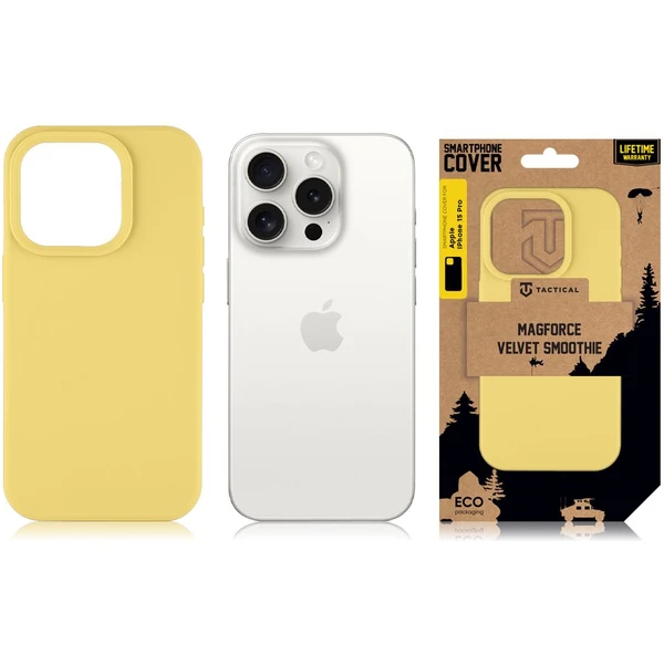 Tactical MagForce Velvet Smoothie Kryt pro Apple iPhone 15 Pro Banana - Pouzdra - Obrázek 95a64343a24946858a4102dc04d3f775