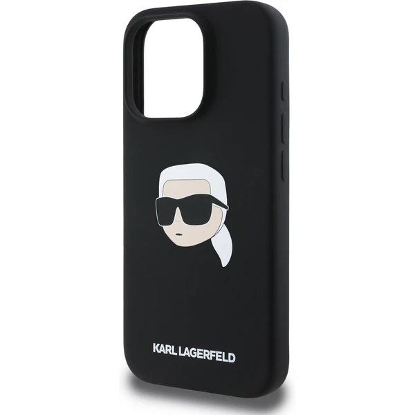 Karl Lagerfeld Liquid Silicone Karl Head MagSafe kryt iPhone 16 Pro černý - Pouzdra - Obrázek 95a690c57a894d5785df112f0b9fe159