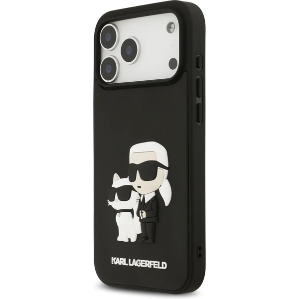 Karl Lagerfeld 3D Rubber Karl and Choupette kryt iPhone 17 Pro Max černý - Pouzdra - Obrázek 95eb683f5a51485c86fd040ed56a48b6