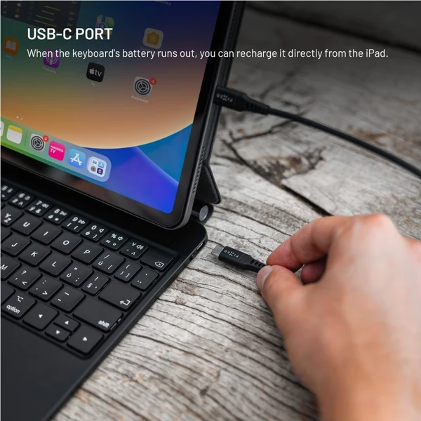 FIXED Typee pouzdro s klávesnicí iPad Pro 12,9" (18-22)/iPad Pro 13"/iPad Air 13" (24-26), CZ, - Pouzdra s klávesnicí - Obrázek 9614bf89a28b4f6580b6f4f42a0fd2db