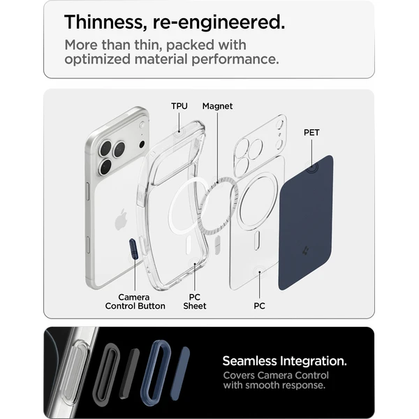 Spigen Ultra Hybrid T MagSafe kryt iPhone 18 Pro Max/17 Pro Max matte blue - Pouzdra - Obrázek 9621dc6e86ff4f99b97bd331e6e904f5