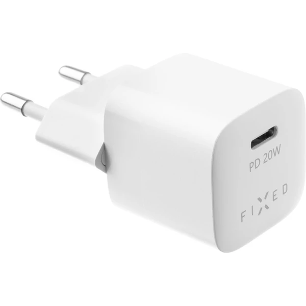 FIXED Mini nabíječka s USB-C výstupem a podporou PD 20W bílá - Nabíječky - Obrázek 9635b87393d64e448d5c59a8a76d4b71