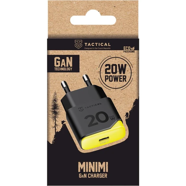 Tactical Minimi GaN 20W nabíjecí adaptér (1xUSB-C) černý - Nabíječky - Obrázek 966377f2f0374ddabe37456b48ea3148