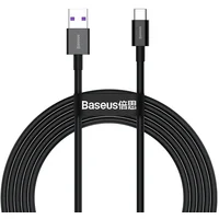 Baseus Superior USB-A/USB-C napájecí kabel 66W 2m černý - Kabely a redukce