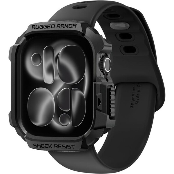 Spigen Rugged Armor 2 pouzdro Apple Watch 11 (42mm) matte black