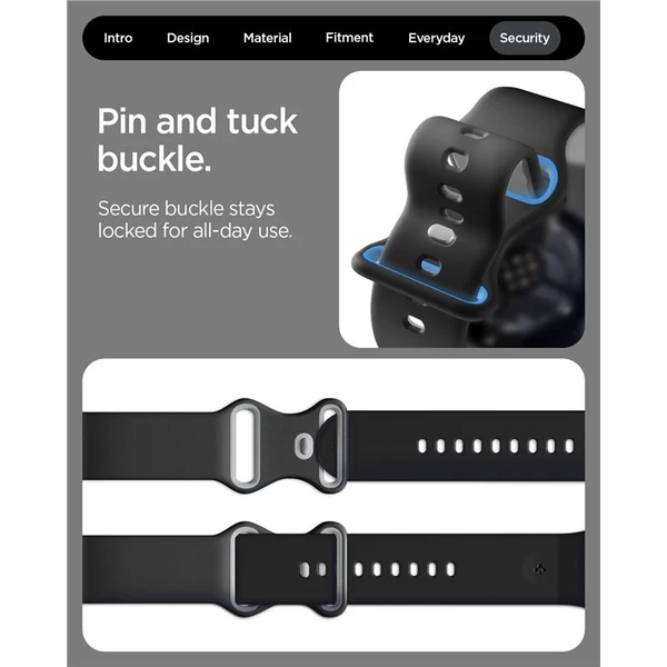 Spigen Nano Pop Band řemínek Google Pixel Watch 4/3/2/1 (41mm) černý - Řemínky - Obrázek 969cc5ed58b64315af3289ef55d663ad