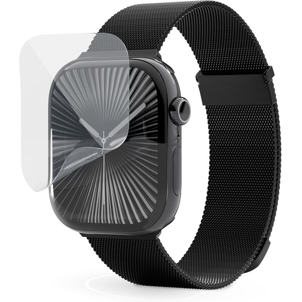 Epico Hero Shield pro Apple Watch Series 10 42mm sada 2ks Čirá
