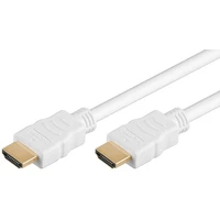 PremiumCord HDMI 1.4/HDMI 1.4 kabel s ethernetem 4K 1m bílý - Kabely a redukce