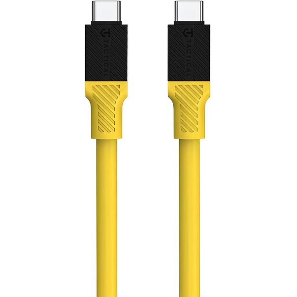 Tactical Fat Man kabel USB-C/USB-C (1m) žlutý