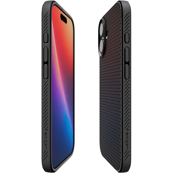 Spigen Liquid Air kryt iPhone 17 matte black - Pouzdra - Obrázek 96a9d2f3f97c41b09aebd4fa1a2613d2