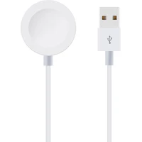 OBAL:ME USB-A nabíjecí kabel pro Apple Watch bílý - Nabíječky