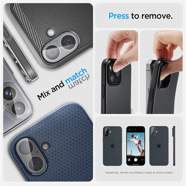 Spigen Glass tR Optik sada skel iPhone 16/16 Plus čirá (2-pack) - Ochranné folie a skla - Obrázek 96f699fd01fc4af2b386d546f756e6e7