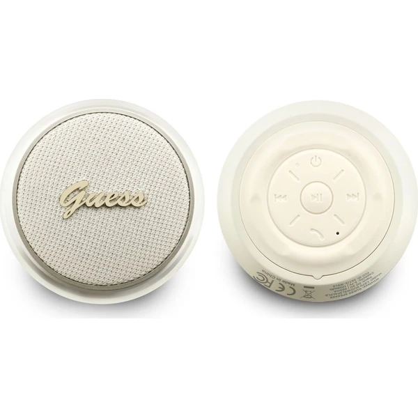 Guess Script Metal Logo Bluetooth Reproduktor 5W zlatý - Sluchátka - Obrázek 9713351074ae4d21a03112d24b45d3b5