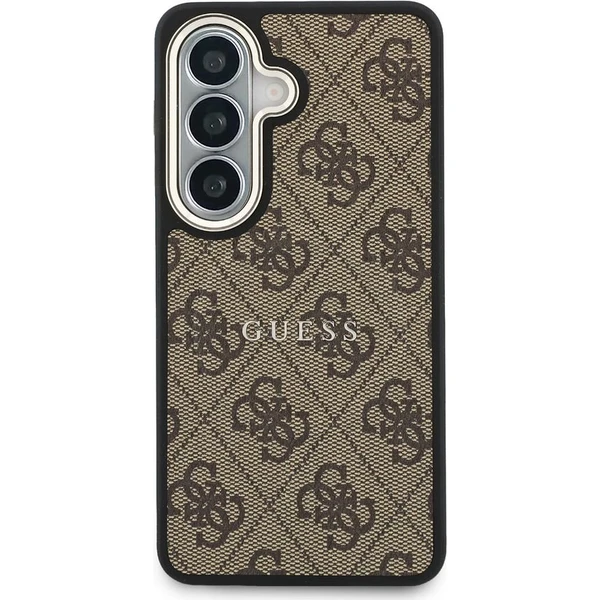 Guess PU Leather 4G Gold Frame Magnetic kryt Samsung Galaxy S26 hnědý - Pouzdra - Obrázek 9718437fa0f443f68dbe97c26d544590