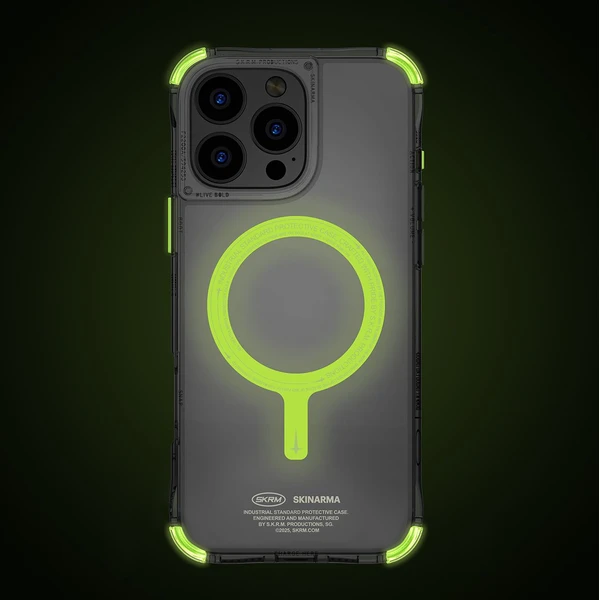 SKINARMA Saido Niteglow Mag-Charge kryt iPhone 16 Pro čirý - Pouzdra - Obrázek 971bd96991454556aeb13cbaab49423b