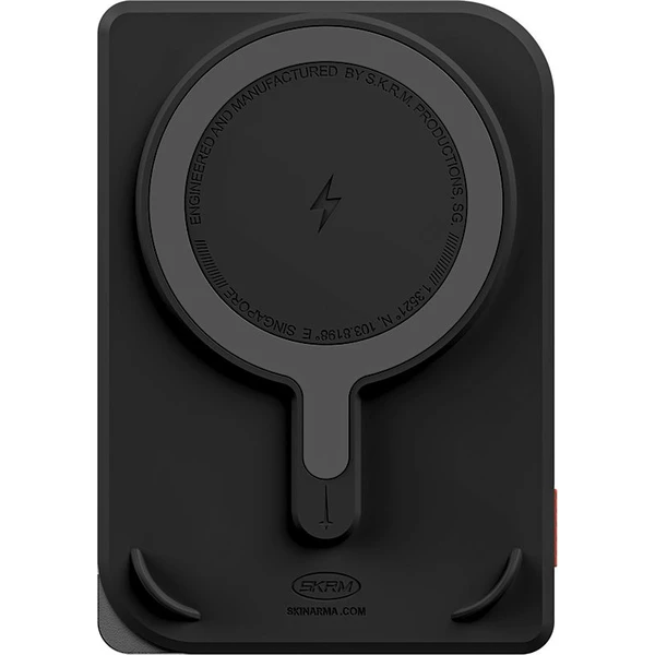 SKINARMA Vektor Nexus MagSafe powerbanka (5000 mAh) 20W, USB-C PD, Black/Red - Powerbanky - Obrázek 971ddeee3cea4c05a2e92369e895ccb7