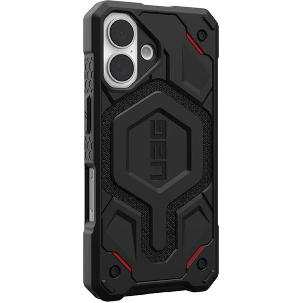 UAG Monarch Pro Magsafe Kevlar kryt iPhone 16 černý - Pouzdra - Obrázek 97265a9ad3224326bc524461af252491