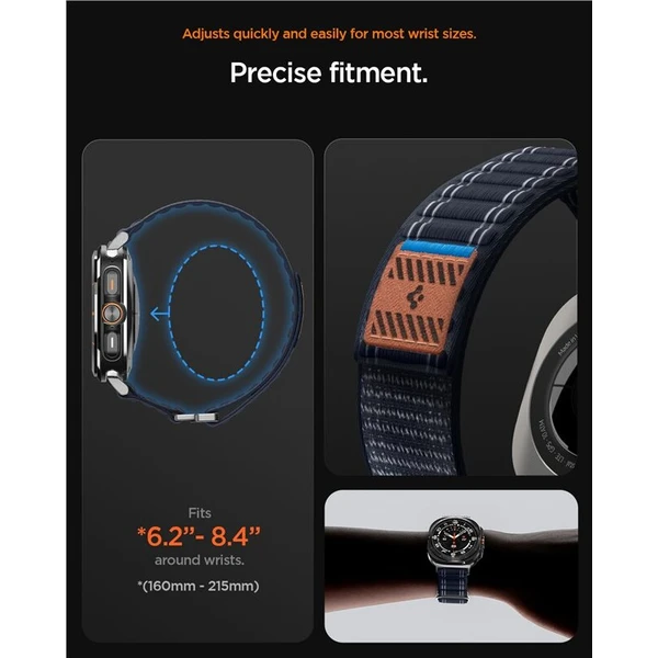 Spigen Fabric Band řemínek (hook-and-loop) Samsung Galaxy Watch Ultra 47mm námořně modrý - Řemínky - Obrázek 973f89390b774457ad833ab79343a37d