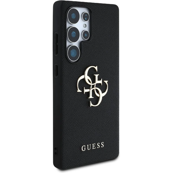 Guess PU Grained 4G Metal Logo kryt Samsung Galaxy S25 Ultra černý - Pouzdra - Obrázek 974c8a25fc734de99fb9563390c51a77
