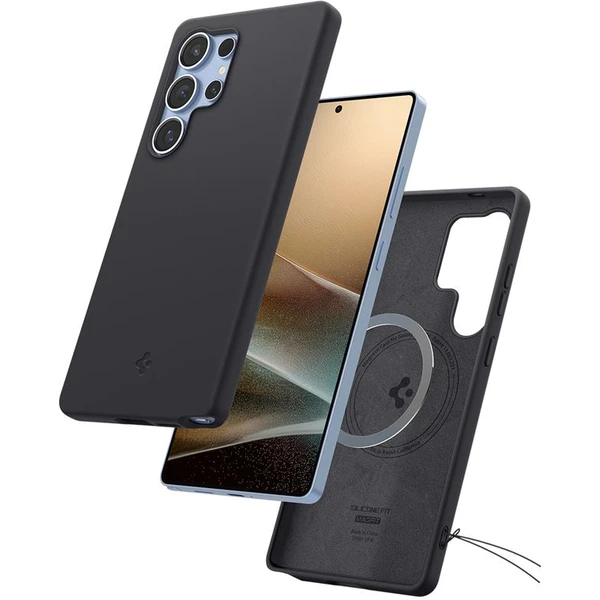 Spigen Silicone Fit MagSafe kryt Samsung Galaxy S25 Ultra černý - Pouzdra - Obrázek 9752ad34d55d4ddc8a4ba394d78c7ede