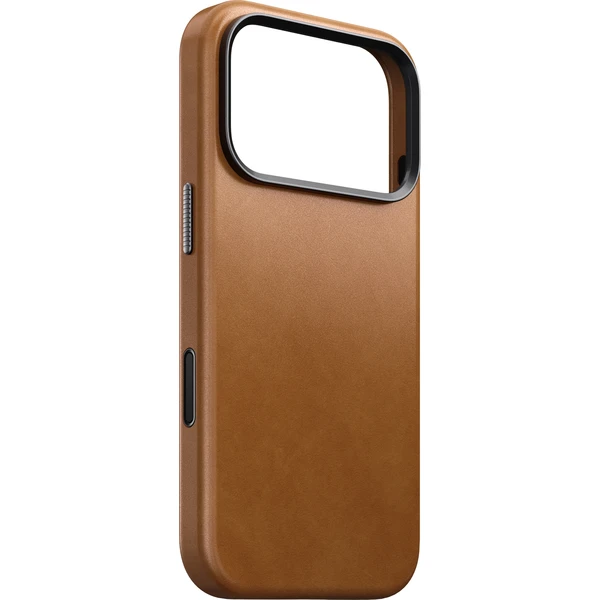 Nomad Traditional Leather MagSafe kožený kryt iPhone 17 Pro/18 Pro English Tan - Pouzdra - Obrázek 9759a41085804d3f84763c6e10e98847