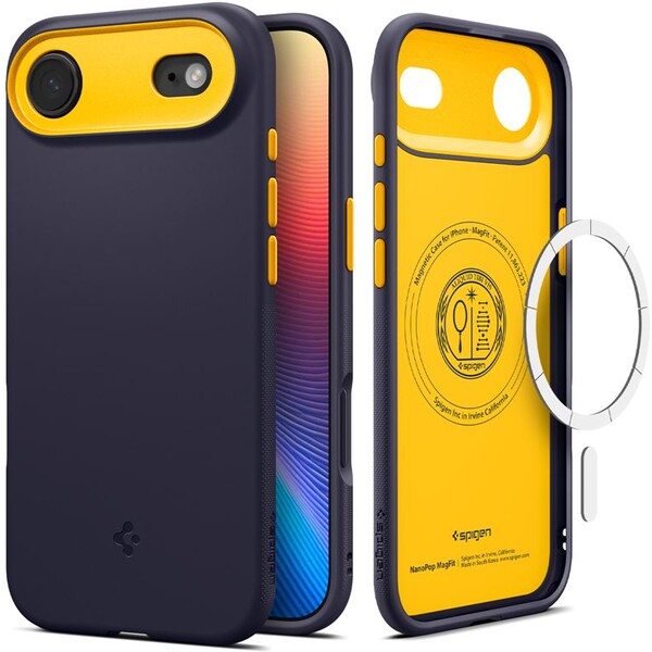 Spigen Nano Pop MagSafe kryt iPhone Air blueberry navy