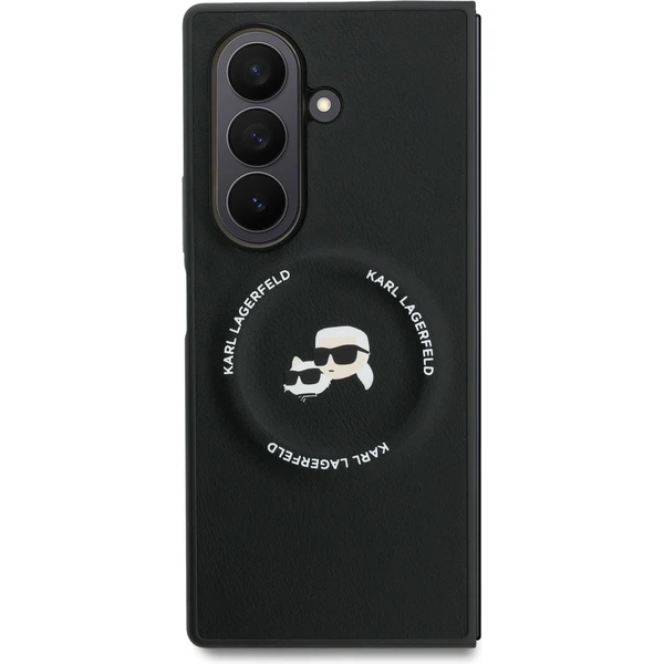 Karl Lagerfeld PU Karl and Choupette Heads Magnetic kryt Samsung Galaxy Z Fold 7 černý - Pouzdra - Obrázek 976e3a746f214a7483f7e12e1b7be730