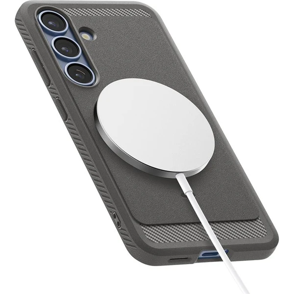 Spigen Rugged Armor MagSafe kryt Samsung Galaxy S25 šedý - Pouzdra - Obrázek 9772f3ca77e9412b9b946defcb34fef5