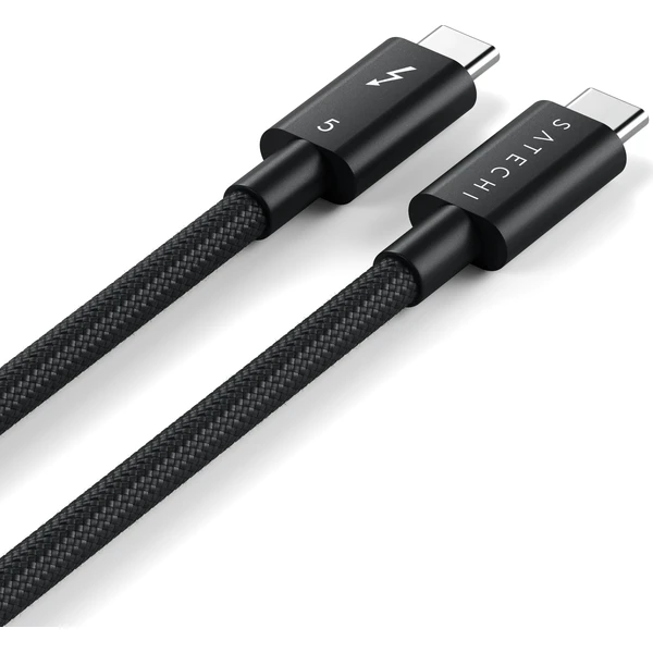 Satechi Thunderbolt 5 Pro pletený kabel (PD 240W,80Gpbs,8K Video) 1m vesmírně černý - Kabely a redukce - Obrázek 977c4d6b5e044a2c9545c4644523f5cb