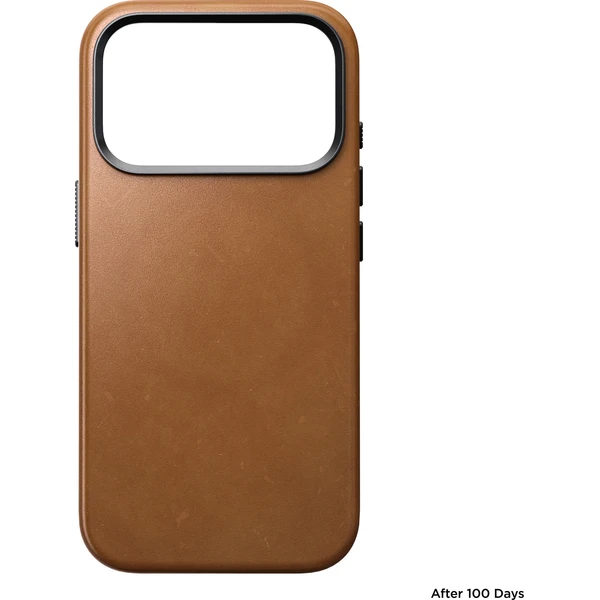 Nomad Traditional Leather MagSafe kožený kryt iPhone 18 Pro English Tan - Pouzdra - Obrázek 9783e14dfc864165bb1a5e065bbf2d6e