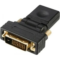Akasa DVI-D/HDMI úhlová redukce černá - Kabely a redukce